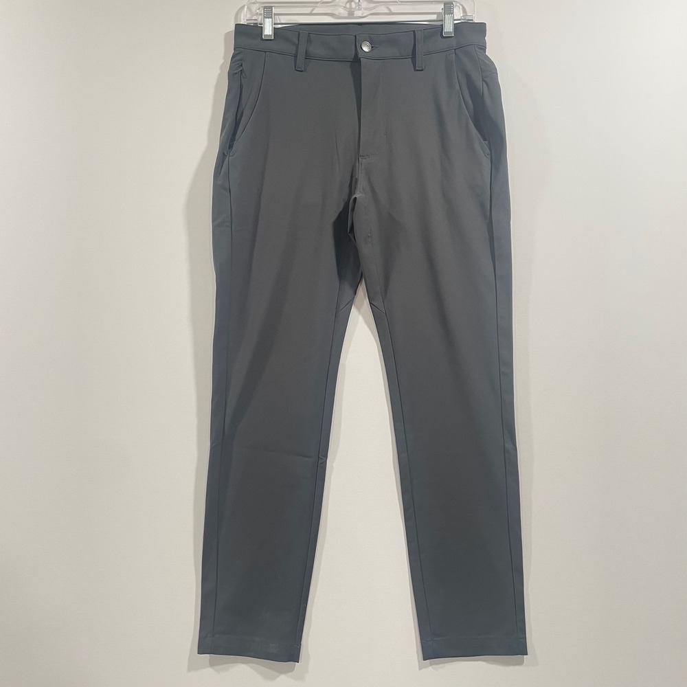 Fabletics Only-Way Pant‎ Mens 30x30 Grey Athletic Chino Trousers PT2459436-0770